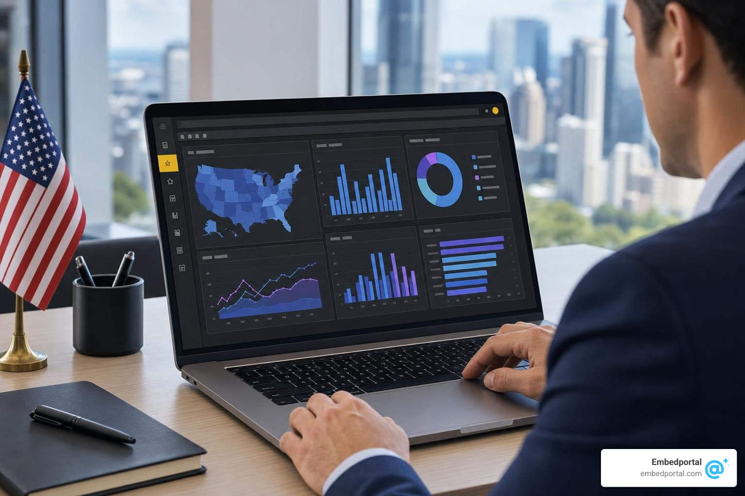 Power BI row level security all access dashboard with executive unrestricted view