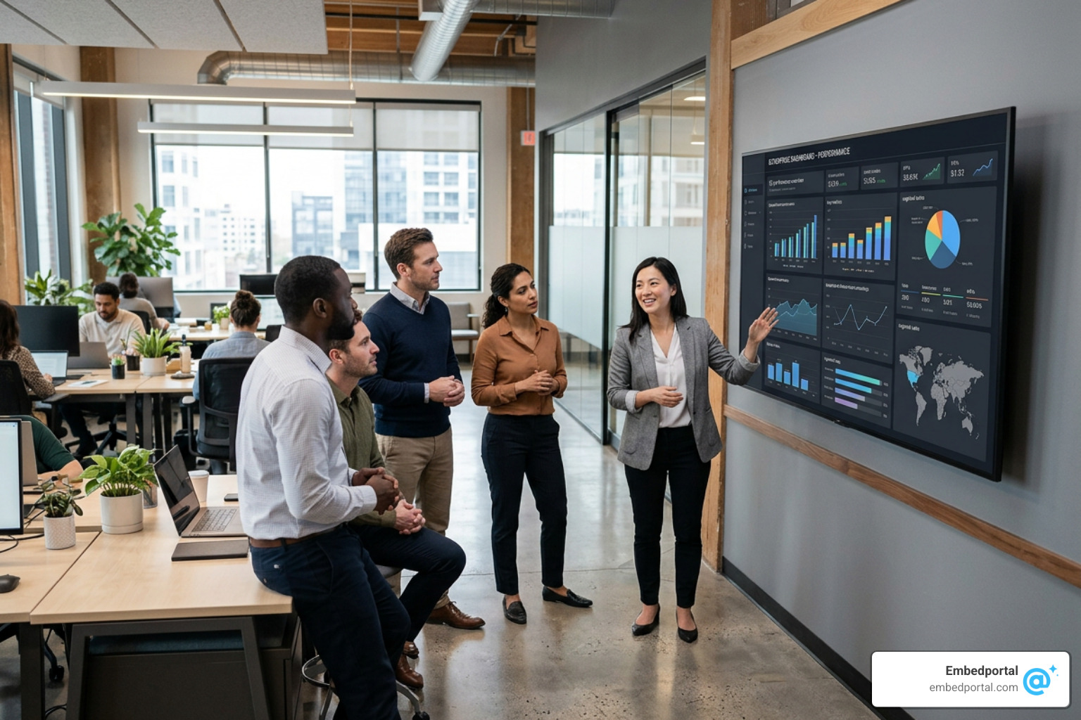 enterprise bi embedding solution dashboard